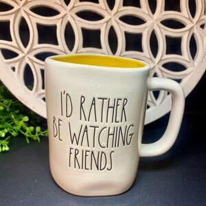 Rae Dunn Friends Mug With Famous Fountain on Back